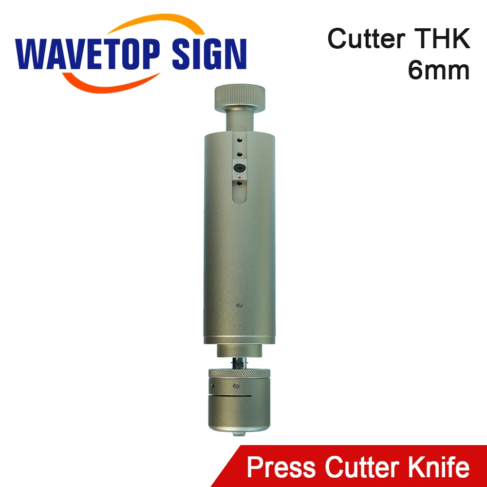 WaveTopSign Press Cutter Knife Cutter Thickness 6mm Vibrating Knife Head for Soft Glass Car Sticker PP Paper Blanket and Paper