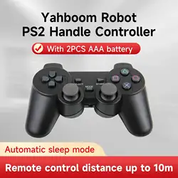 2.4G PS2 Wireless Remote Controler Gamepad 3 in 1 Joystick Smart Car and Robot Special Handle With Receiver Adapter and Battery