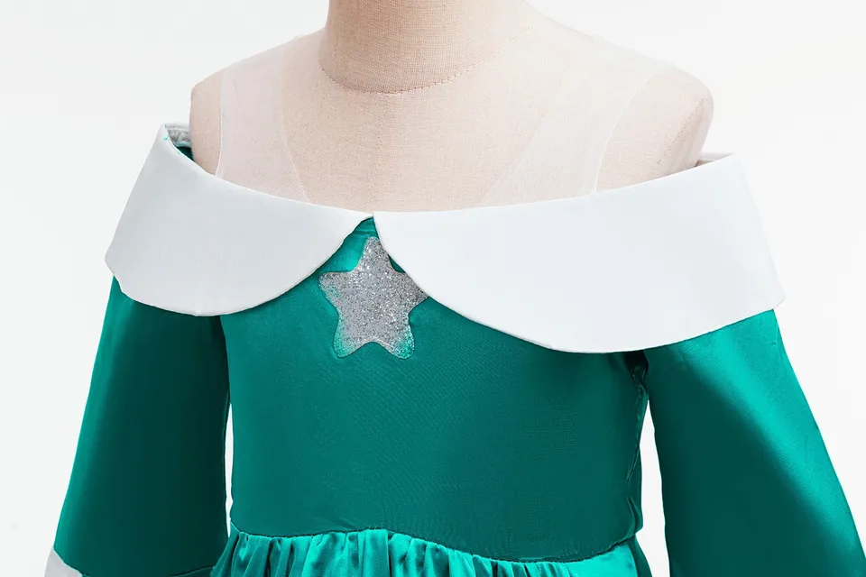 Disfraz De Princesa Rosalina Para Niñas – Vestido De Noche Con Cola, Hombros Al Aire, 3-10 Años