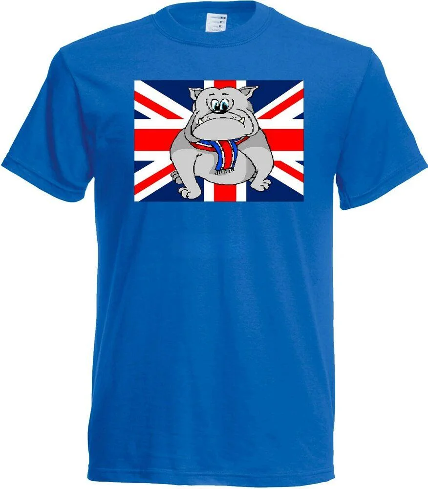 Футболка с мультяшным принтом «бульдог»