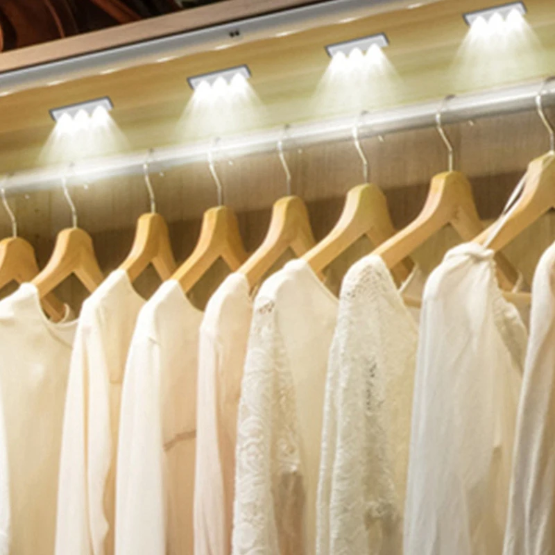 ذاتية اللصق LED أضواء الخزانات أضواء خزانة اللمس الحساسة أضواء الغلاف الجوي LED أضواء الغرور للمرآة