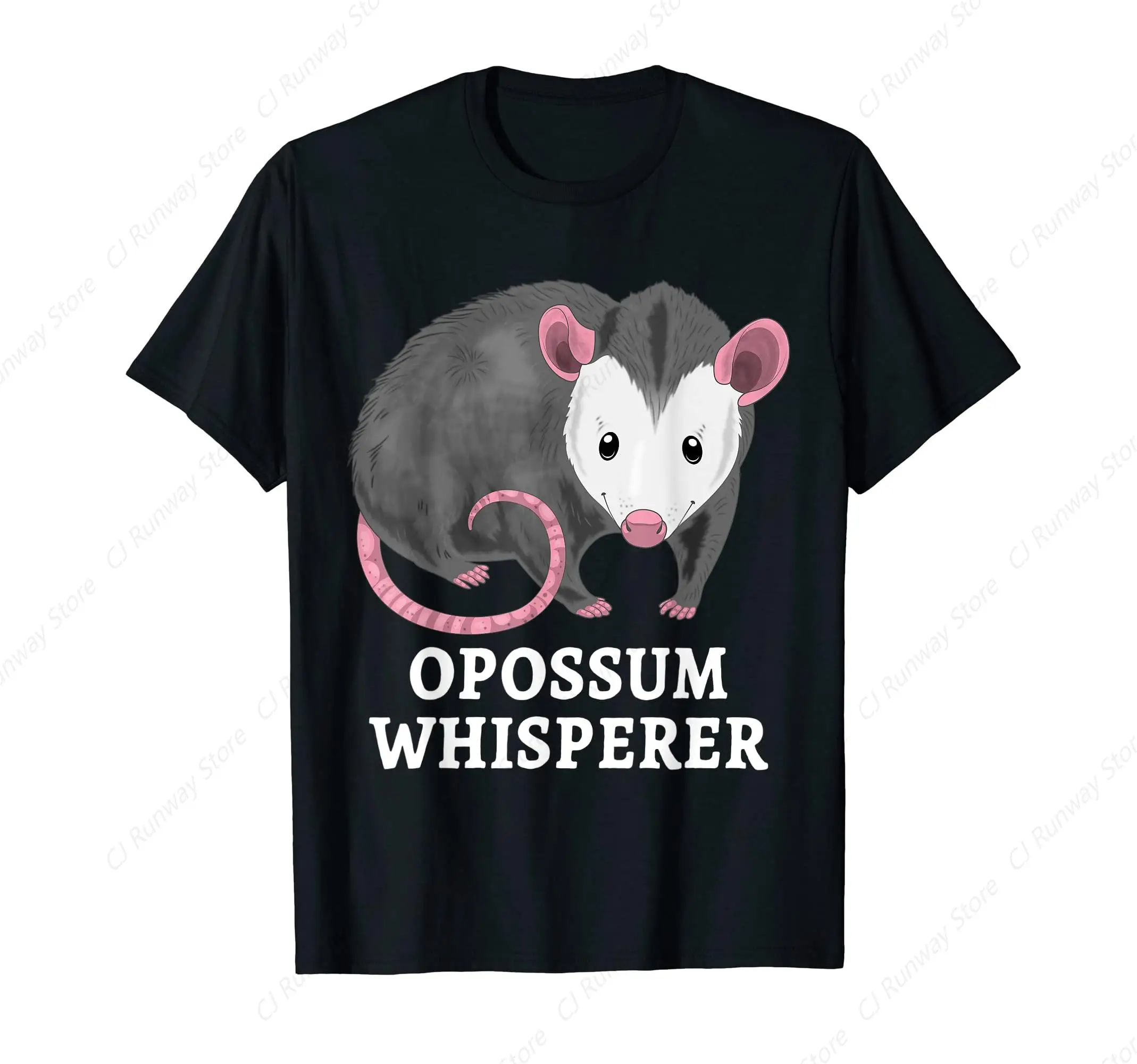 Opossum Playing the Electric Guitar Man T-Shirt