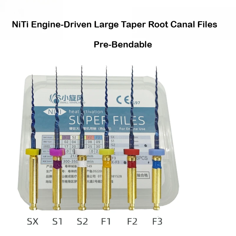 

2 x 6 шт./кор. NiTi роторные эндофайлы SX-F3 — большой конус с термоакктивацией для подготовки к корневым каналом | Товары для стоматологической клиники