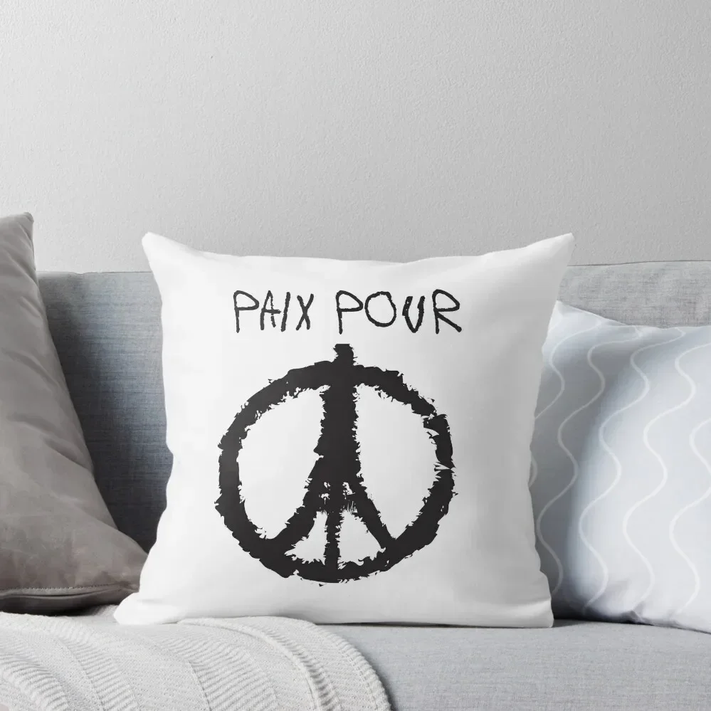 

Paix Pour Paris Throw Pillow Sofa Cushion Cushion Cover Set Cushion Cover Cover For Sofa pillow