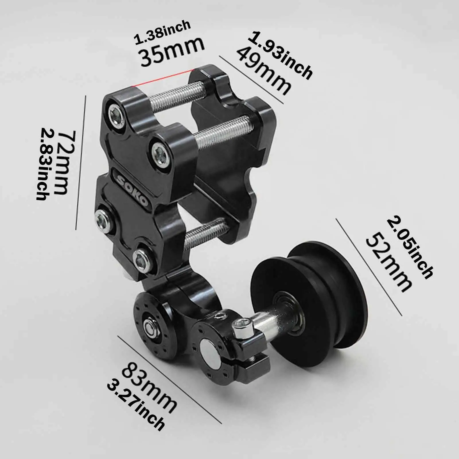 Adjuster Chain Tensioner, Modified Motorcycle Accessories, Metal Wheel Roller