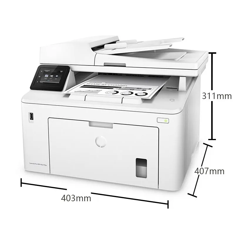 for H P color laser printer 277dw all-in-one printer with scanner & copier built-in WiFi duplex wireless printing for office use