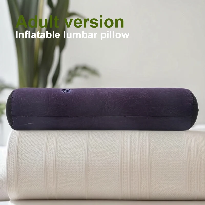 Orthopedic Inflatable Cylinder Pillow - Car Neck Support Seat Cushion for Travel Office And Home Use