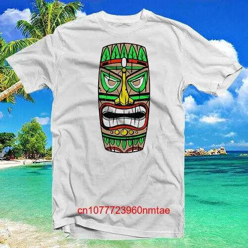 Tiki 6 COTTON T SHIRT Polynesian Melanesian Micronesian pounamu kiʻi Hawaii long or short sleeves