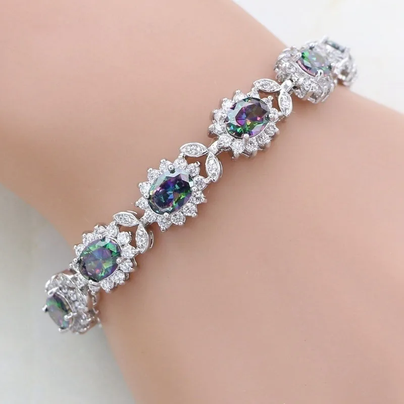 Daily Wear Brazilian Jewelry Crystal Water Zircon Trim Luxury Women\\\'s Hand Bracelets Leisure Sports Accessories Wear