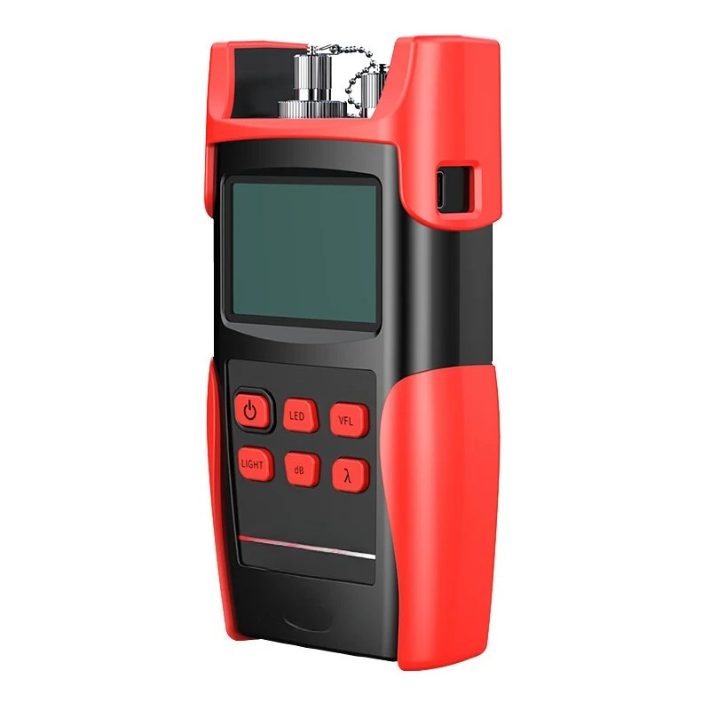 

Rechargeable high-precision optical power meter red light integrated machine 10km optical fiber tester 10mw light attenuatio