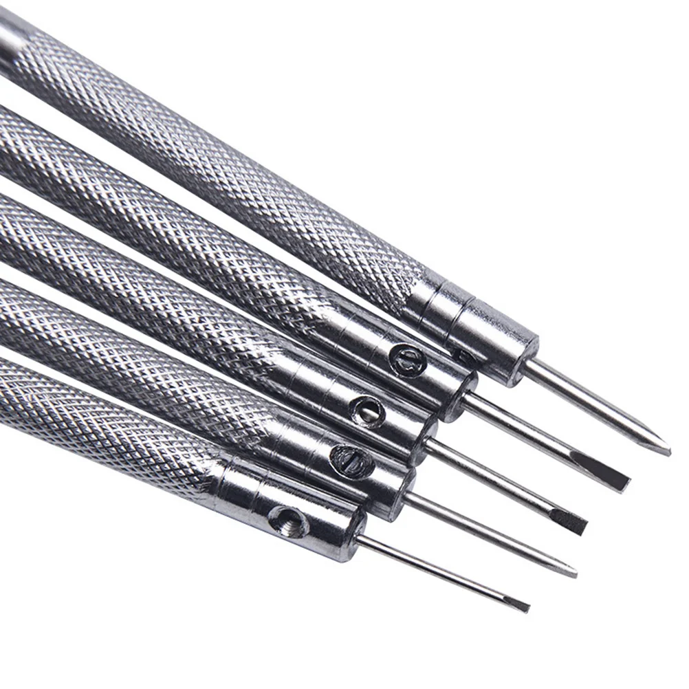 

5pcs Watch Screwdriver Kit Portable Repair Tools For Watch Replacement Eyeglasses Jewelry Electronics Hand Tools