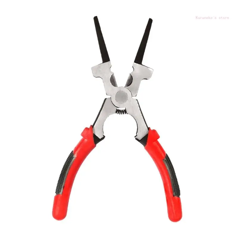 

8inch Mig Welding Plier Nozzle Cleaner Rounded Hammer Wire Cutter Ergonomic