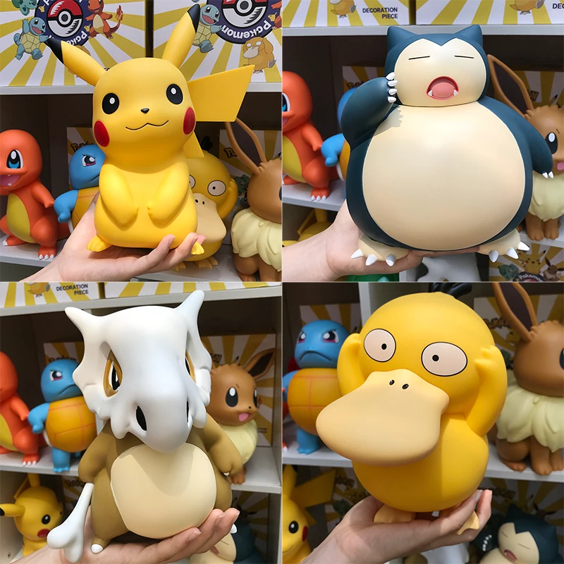 Grande figurine Pokemon Pikachu, Salamèche, Evoli, Ibrahimaccueilli c, Porkby, SLaura, modèle beurre, figurine d'ornement, jouet, cadeaux surprises, nouveau