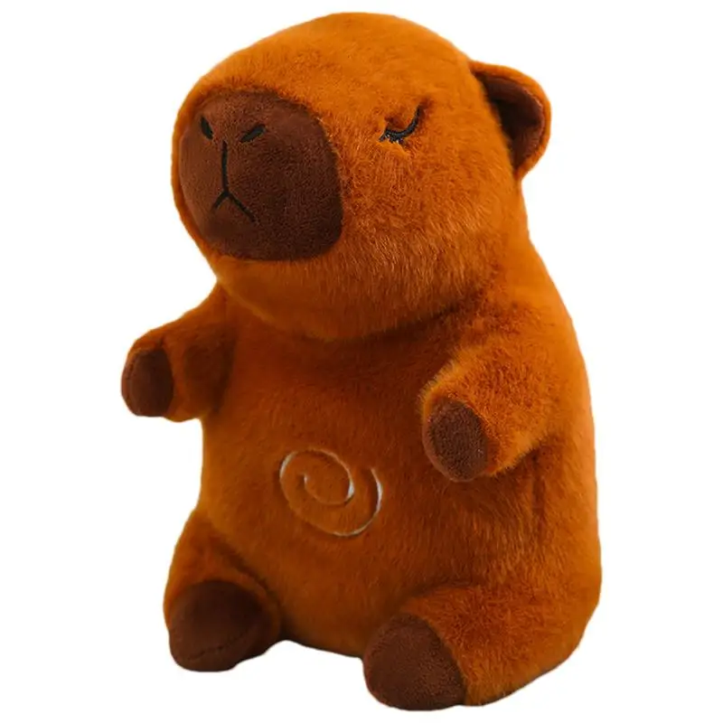 

Stuffed Capybara Soothing Breathing Toy With Music And Light Sleep Soother With Adjustable Rhythmic Breathing Soft Doll For Kids