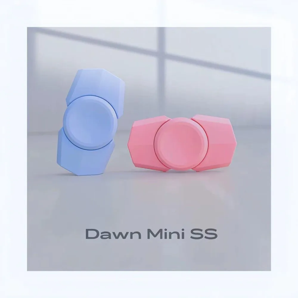 Ziii Studio Dawn Mini Fidget Spinner Zweiklingen Gyro Fidget Spielzeug für Erwachsene Antistress Neuheit Spielzeug Original Spinner