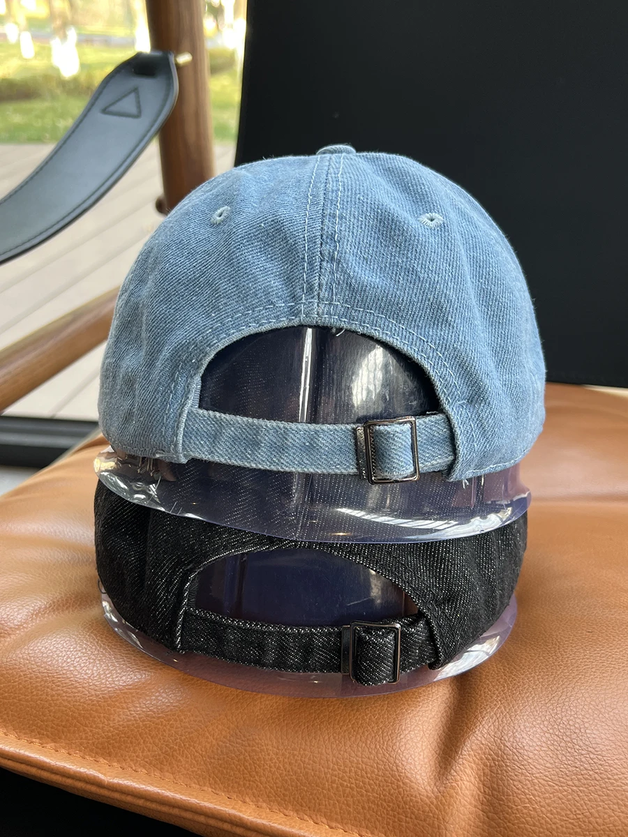Gorra vaquera bordada versátil para hombre y mujer, gorra de béisbol de calle para primavera y verano