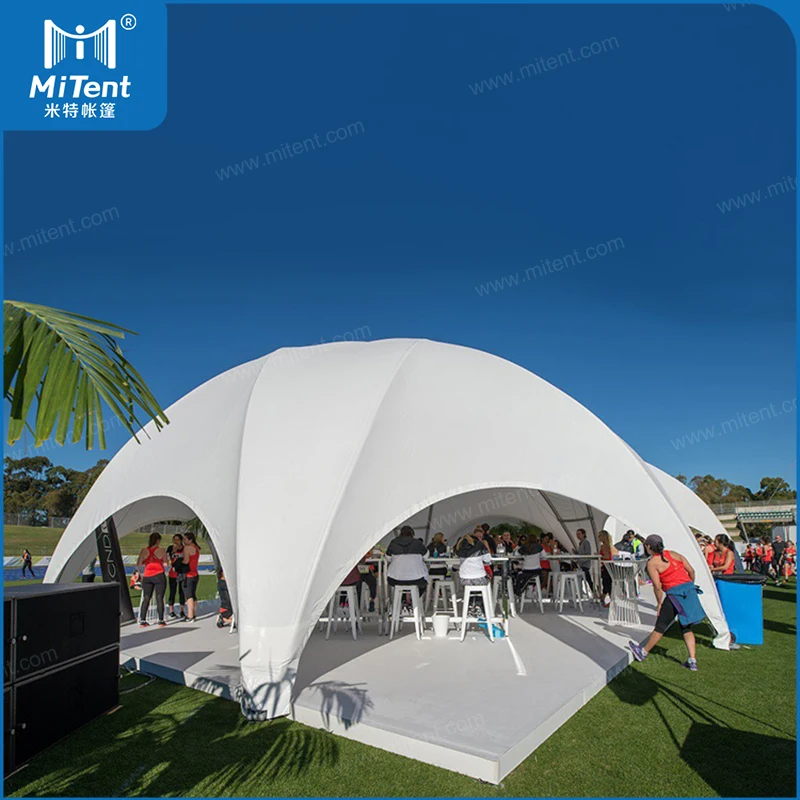 

6m 8m Hexagonal Arched Tent for Outdoor Sports Event Athlete's Lounge