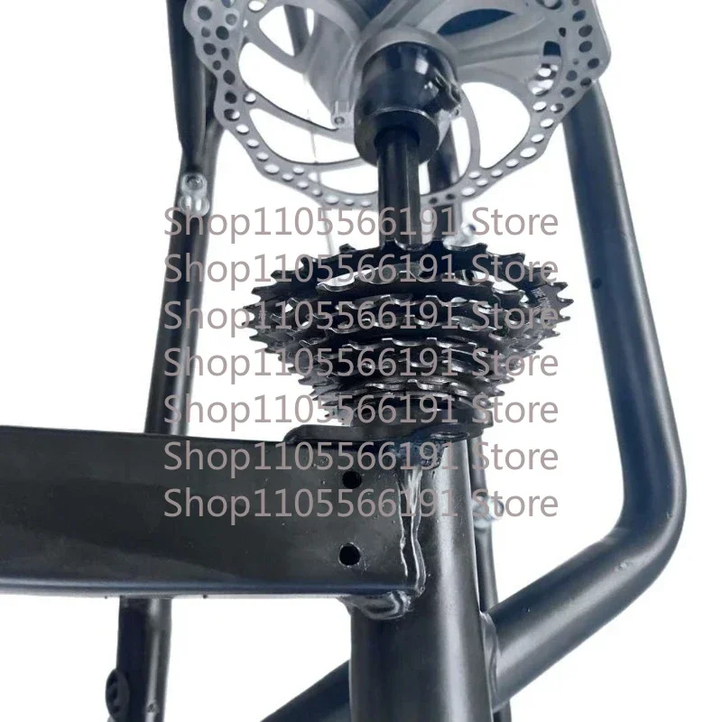 Applicable To Spot Supply of Human Tricycle Accessories, Elderly Pedal Tricycle Rear Axle, Wheel Rear Flower Basket Wholesale