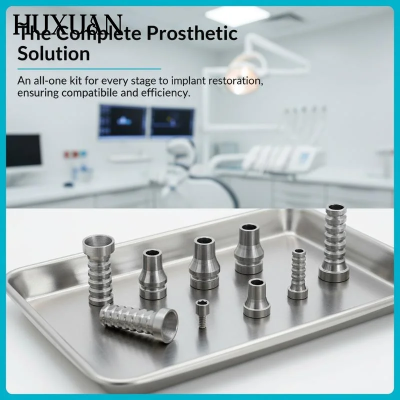 Titanium Dental 4.8mm Temporary Cylinder For Multi-unit Abutment Fits Nobel Biocare Prosthetic Screw Retained Abutment