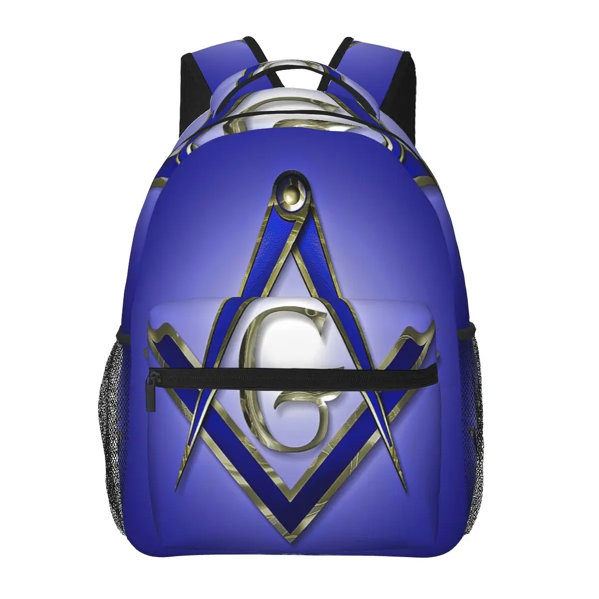 Masonic Freemason Logo Backpack For Teenagers Boys Children Student School Bags Unisex Laptop backpack Travel Shoulder Bag