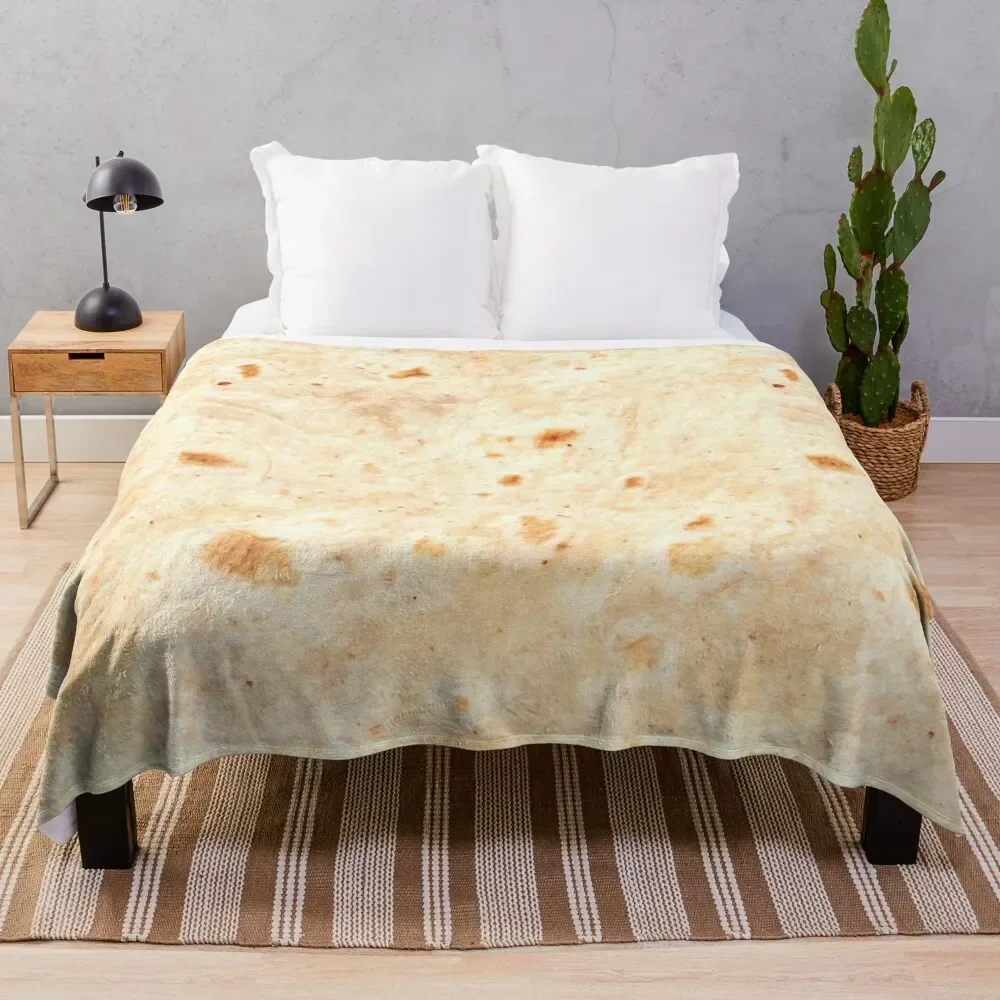 Tortilla Time! Throw Blanket For Baby Retros Sofa Throw Blankets