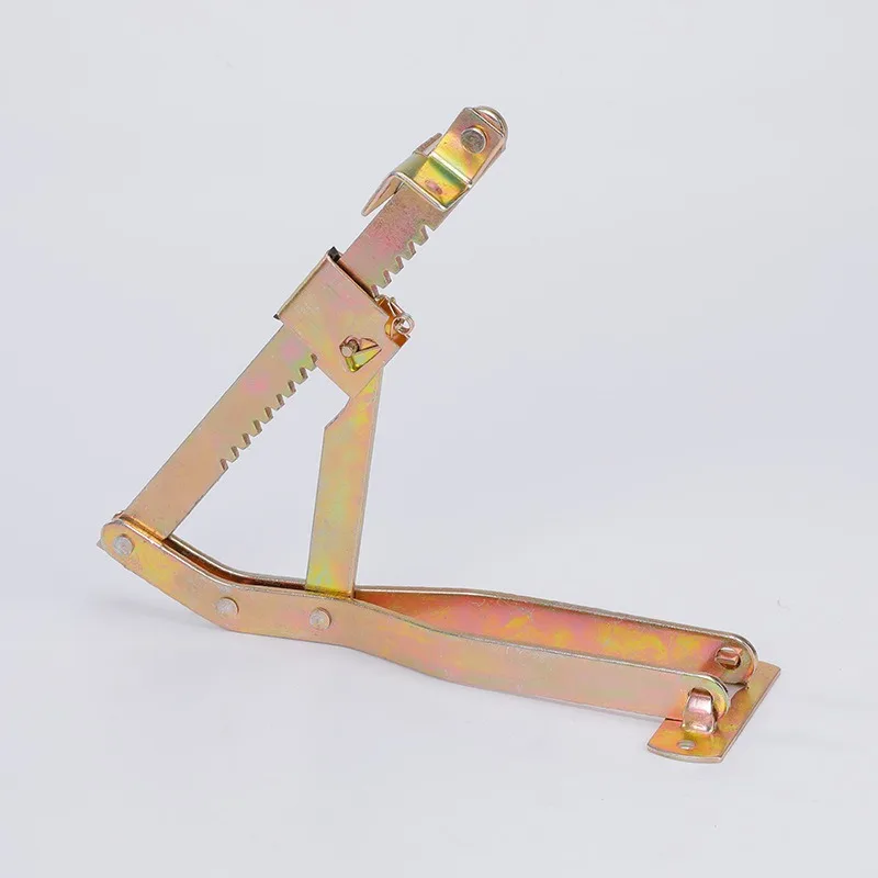 2pcs Adjustable Iron Hinge Folding Lift Bracket Sofa Armrest Hinge Massage Table Lift Furniture Hardware with Screws