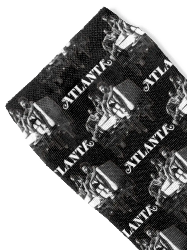 14th Atlanta TV Show Socks football happy retro hip hop Men's Socks Women's