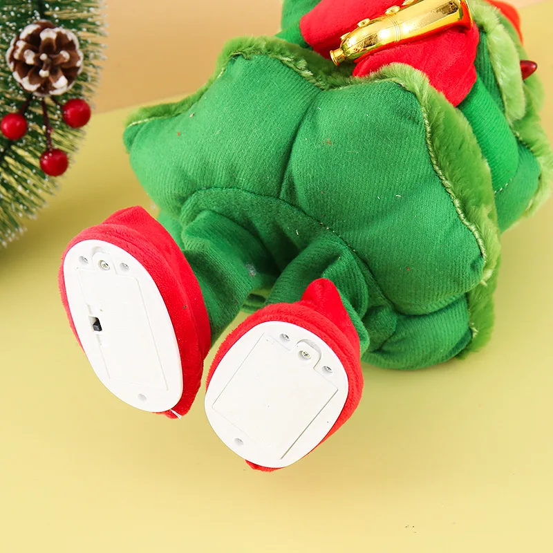 Can sing, dance, Christmas tree, electric swing, plush Christmas toys, glow, dance, Christmas tree, Christmas, Halloween