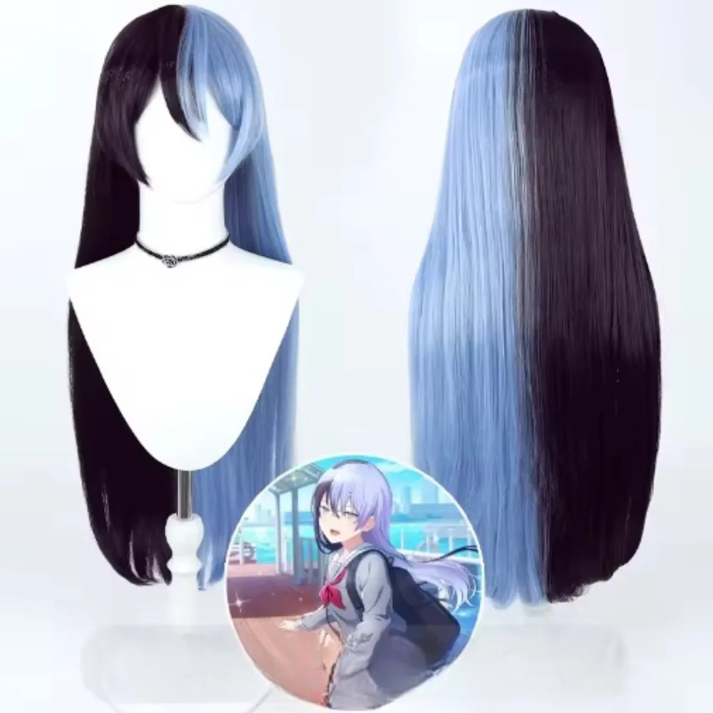 Project Sekai Aoyagi Toya long hair female version cosplay wig hot sale Christmas Halloween Wig+Wig Cap