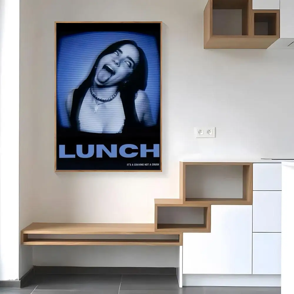 Singer B-BillieS Eilish Poster Paper Print Home Living Room Bedroom Entrance Bar Cafe Art Painting Decoration