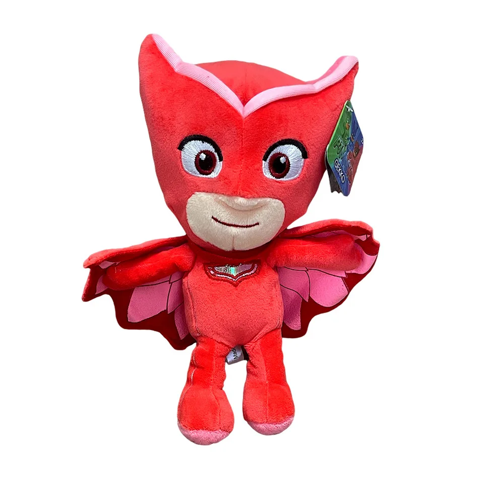 20cm PJ Masks Cartoon 4Pcs Plush Toys Anime Figure Catboy Owlette Gekko Masks Anime Figures Toys For Boy Girl Birthday Gift