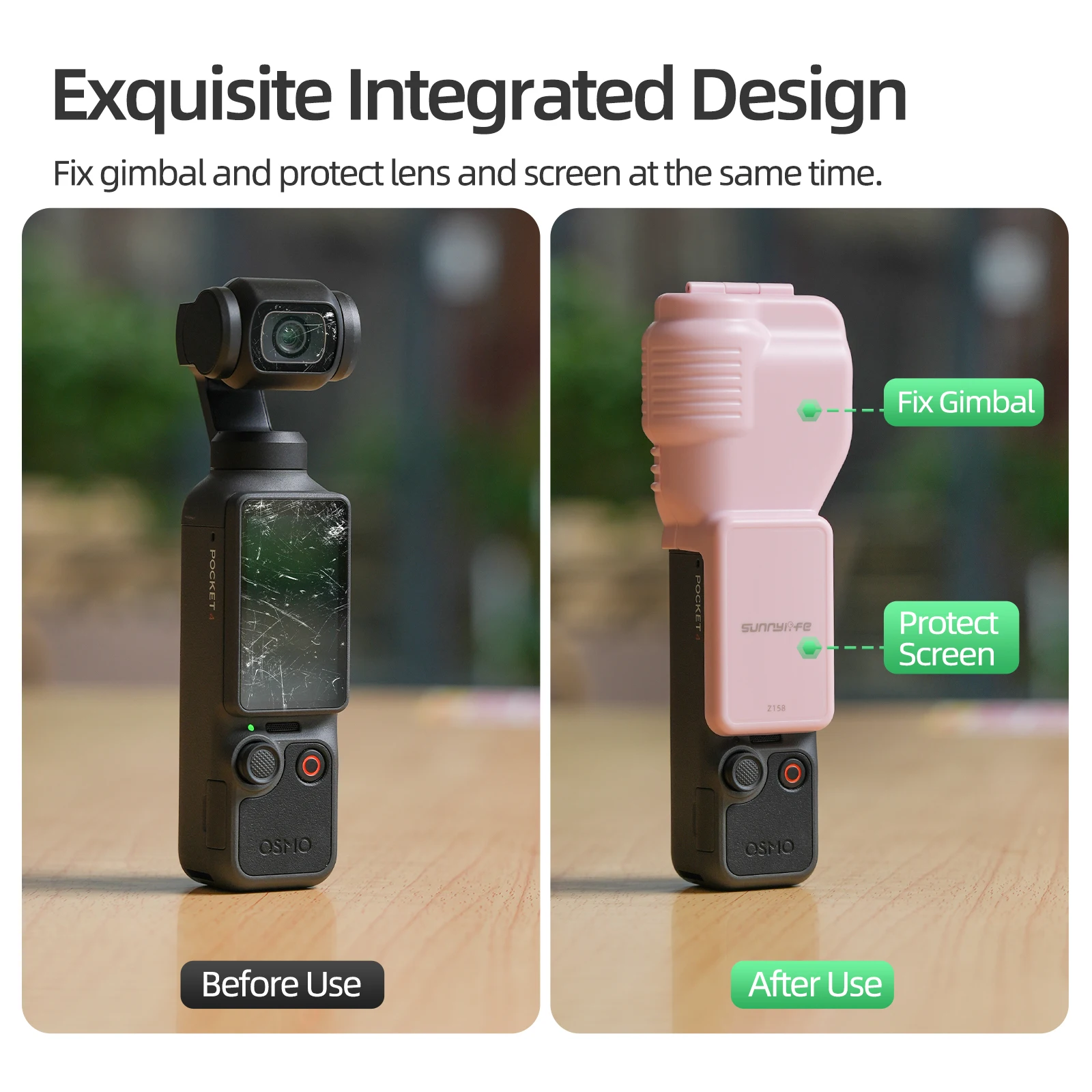 Für DJI Osmo Pocket 4 Schutzhülle Objektiv-Displayschutzfolie Kratzfest Staubdicht Stoßfest Leichtes Kamerazubehör ﻿ – Detail 4