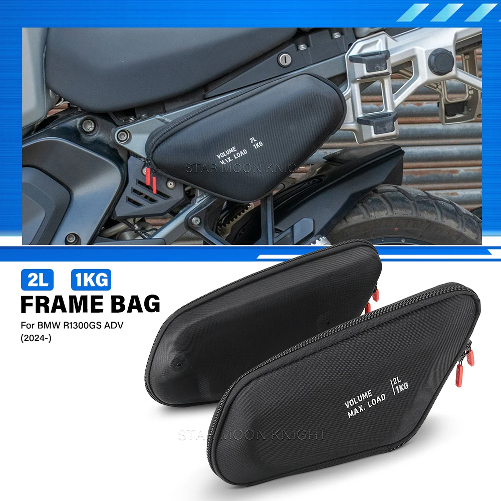 

Side Frame Bag For BMW R1300GS Adventure R 1300 GSA R1300 GS ADV 2024 2025 Accessories Storage Package Tool Bags Waterproof Bag
