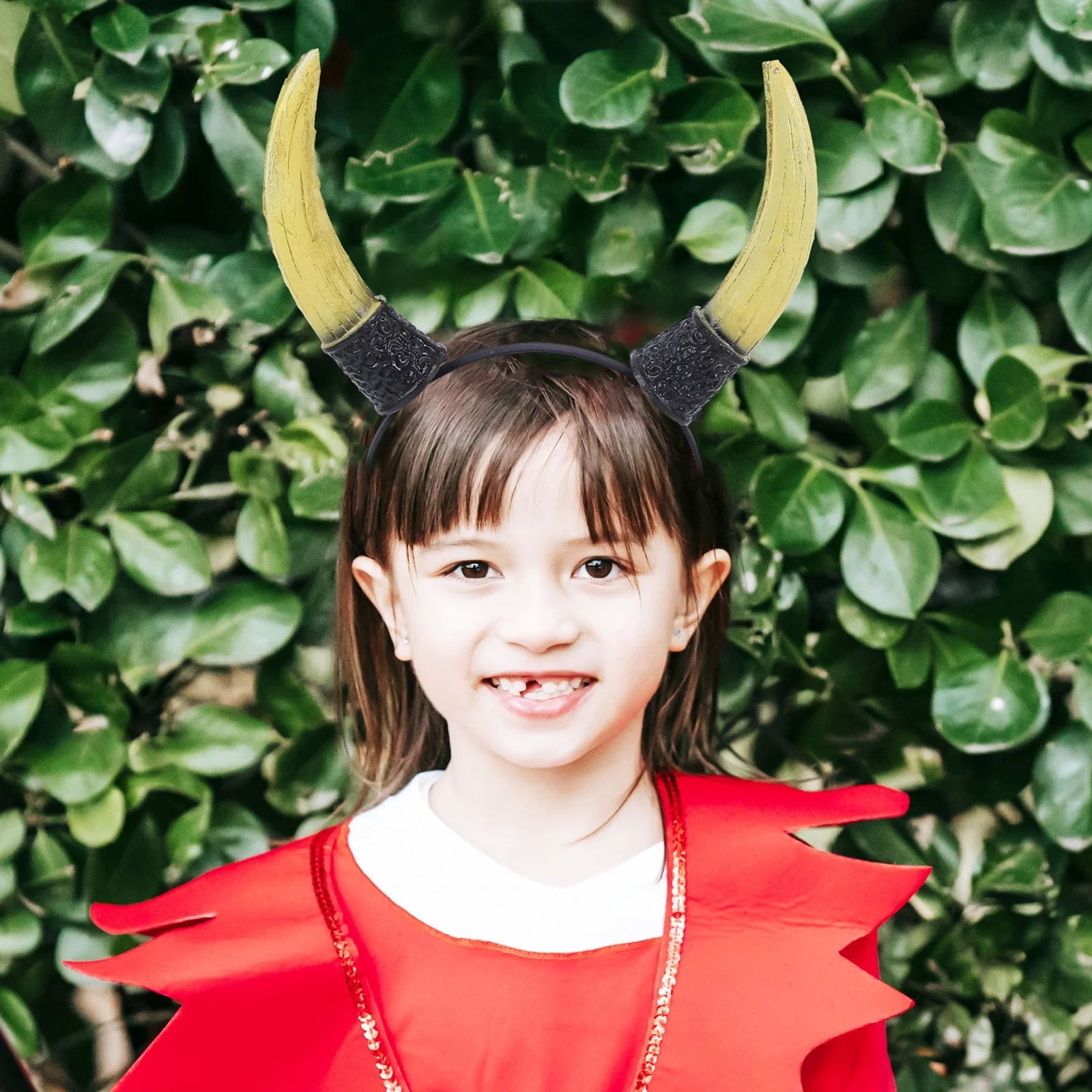 Fascia realistica in corno di toro Accessorio per costume di Halloween Cerchietto per capelli di mucca per adulti Bambini Festival Party Dress Up Fun