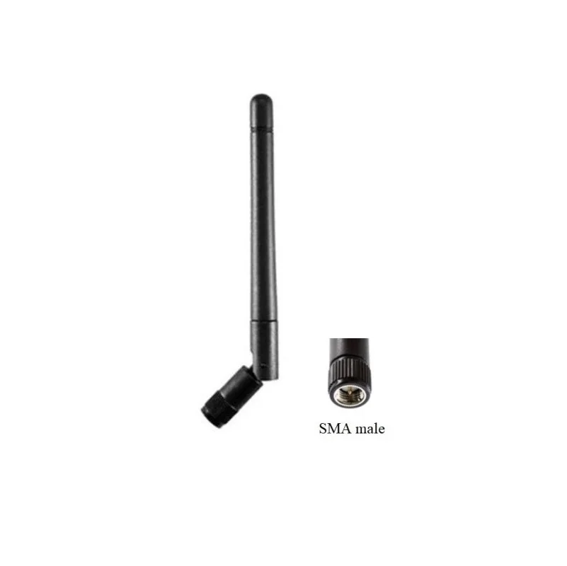 

600-6000MHz wide range indoor use foldable aerial 2g 3g 4g 5g multi band flexible SMA male stubby antenna