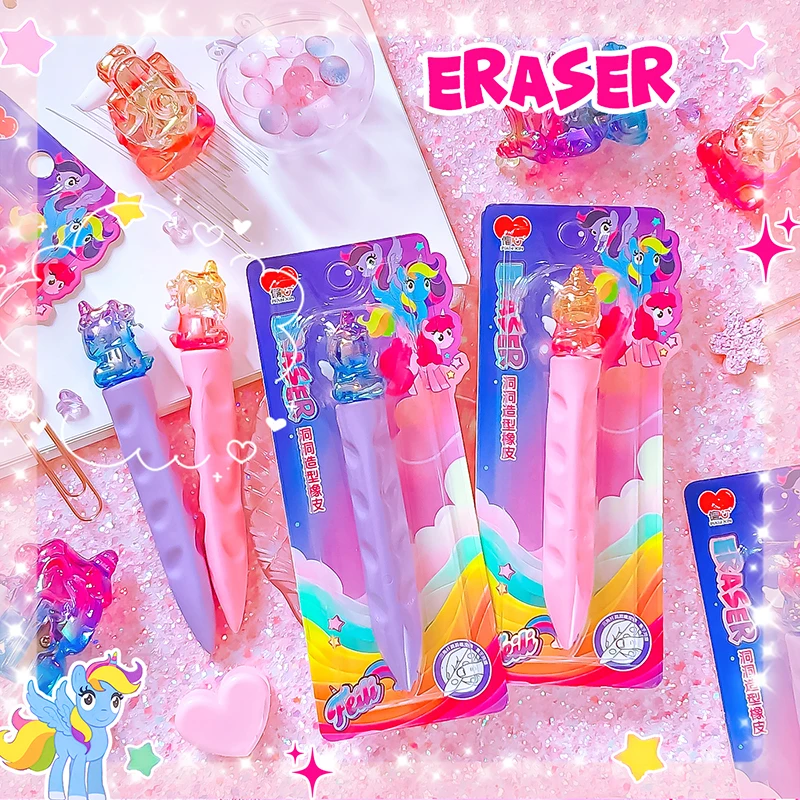 Kawaii Aesthetic stationery items School teacher gift Office Supplies classroom back to school cute Rubber unicorns erasers