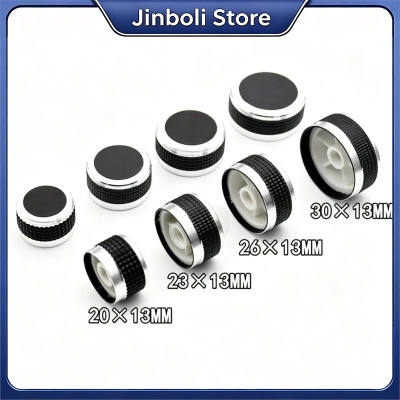 1PCS DVD Volume Switch Knob 20x13mm 23x13mm 26x13mm 30x13mm CD Audio Adjustment Potentiometer Knob Cap Inner Hole 6mm