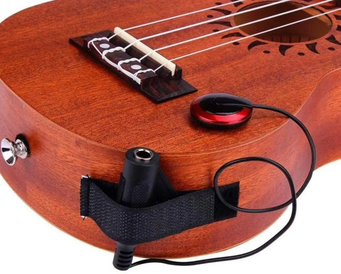 1 ชิ้น Piezo Contact ไมโครโฟนสําหรับกีตาร์ไวโอลิน Banjo Mandolin Ukulele