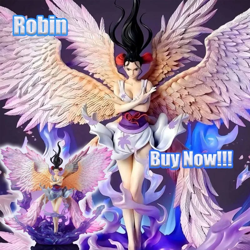 

В НАЛИЧИИ JT Toys One Piece Фигурка Нико Робин Аниме Фигурка 6 Крыльев 2 Головы Версия Модель Орнамент Коллекционировать Девушка Подарочные Игрушки