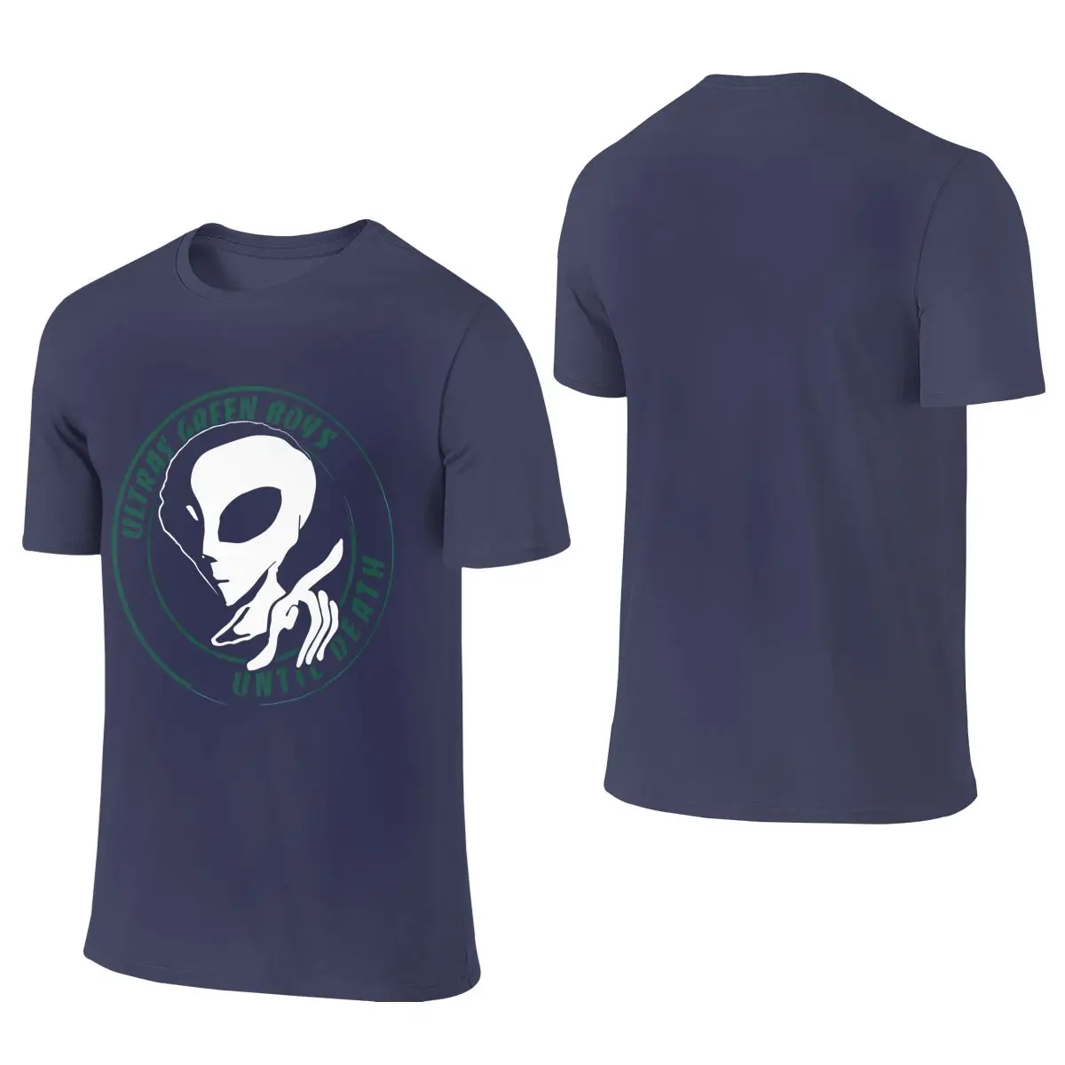 Ultras Green Boys Raja Casablanca RCA Curva Sud Unisex Reversible T-shirt Simple Casual   Women's T-shirts