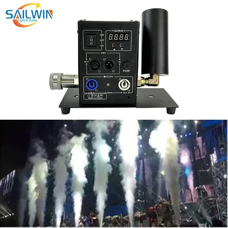 TAX-FREE Sailwin CE Co2 Jet Machine DMX512 Control Spray 8-10m Co2 Blaster Cyro Cannon Nightclub Stage Effect Show With 6M Hose