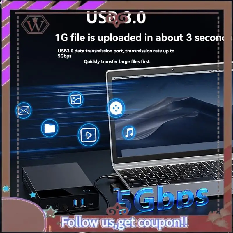 ABBG-USB 3.0 إلى 3.5 بوصة SATA محطة إرساء القرص الصلب الخارجية القرص الصلب الضميمة ل 3.5 2.5 بوصة SATA SSD HDD 20 تيرا بايت الاتحاد الأوروبي التوصيل