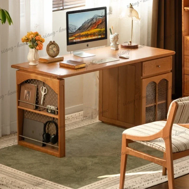 LD French Style Office Desks Indoors Modern Bedroom Kitchen Wooden Office Desks Homestay Advanced Furniture Schreibtisch