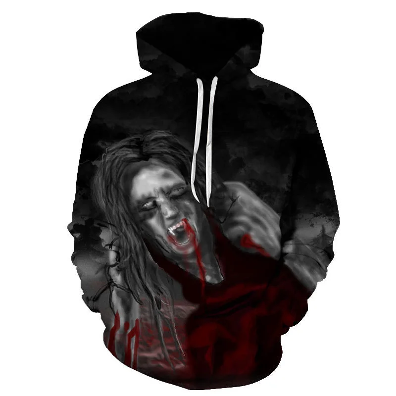 Hoodie Dicetak 3D Pakaian Jalanan Harajuku Hipster Pria/Wanita Hoodie Sweatshirt Pria Musim Semi Musim Gugur Atasan Pakaian Pria Hoodie