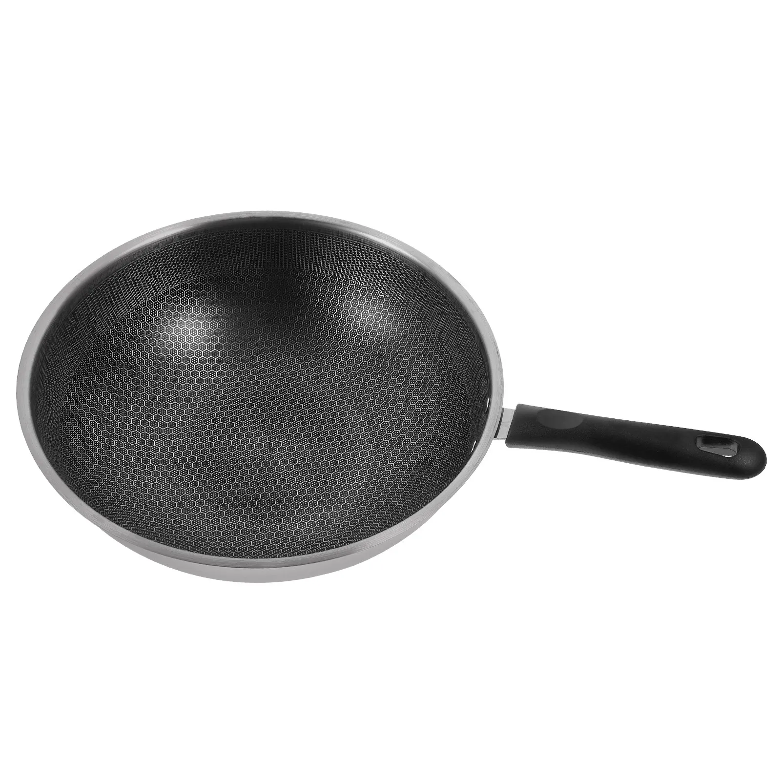 

Stainless Steel Frying Pan 8 Inch Non Stick Honeycomb Surface for Eggs and Steaks Compact Kitchen Cookware Fry Pan