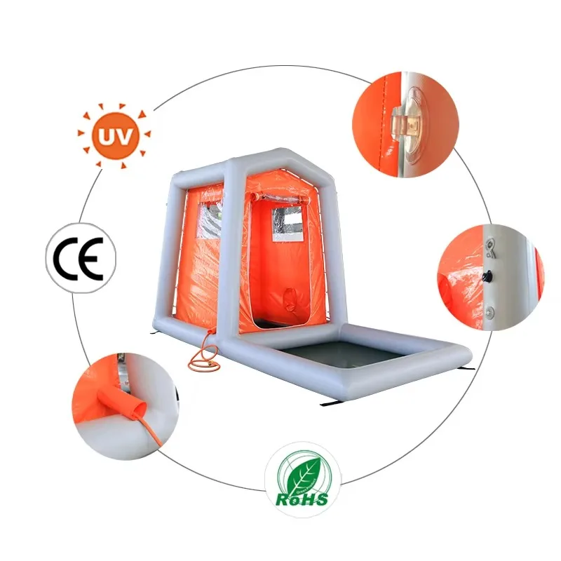 

2025 Factory CE ROHS ISO Airtight Blow Up Waterproof Windproof Portable Outdoor Inflatable Sanitisation Decontamination Tunnel