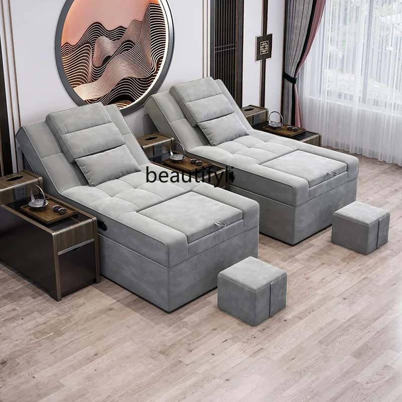 

F Foot massage sofa foot bath electric foot wash massage integrated bed, ear bath sauna spa recliner