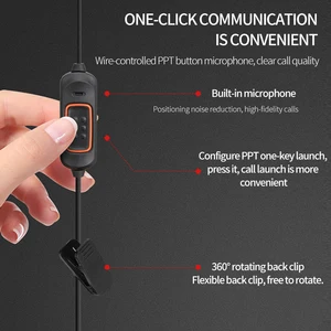 Baofeng-780 Headset Mic para Walkie Talkie, Two Way Radio Acessórios, fone de ouvido para BaoFeng UV-5R, UV-5RH, UV-21 PRO, Novo 10 principais vendas fonia capacete baofeng - №5
