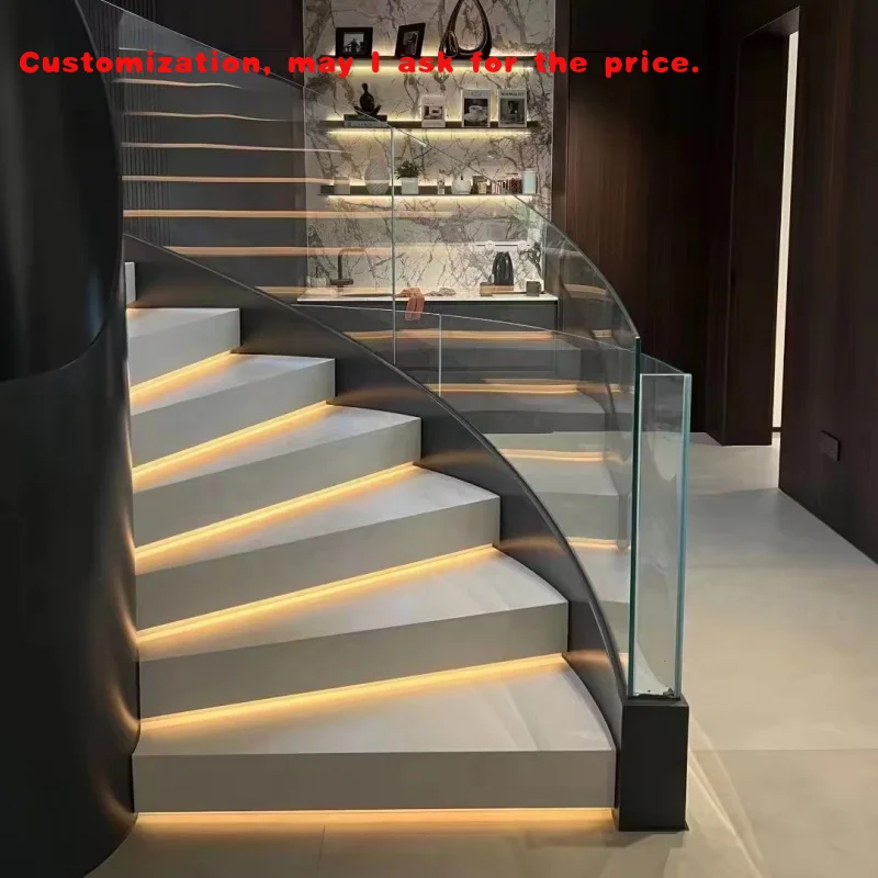 

на заказ. Круглая лестница VIKO. Лидер продаж. Роскошные изогнутые лестницы для внутреннего использования вращающейся лестницы.