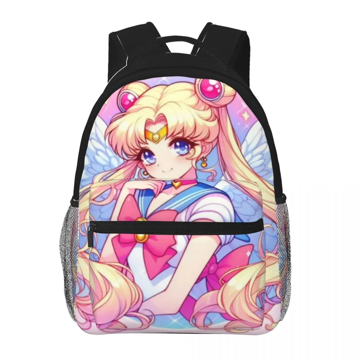 Girls-Sailor- Moon New Fashionable Schoolbag Students Backpacks Daily Rucksack Large Capacity Knapsack 16inch